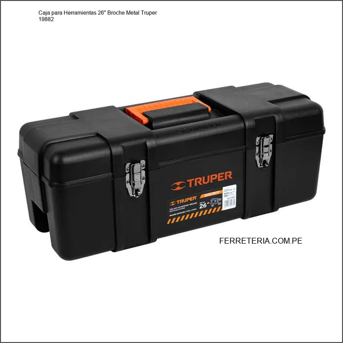 Caja para Herramientas 26" Broche Metal Truper 19882