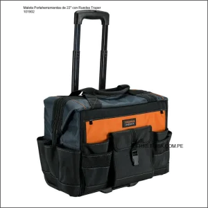 Maleta Portaherramientas de 22" con Ruedas Truper 101902
